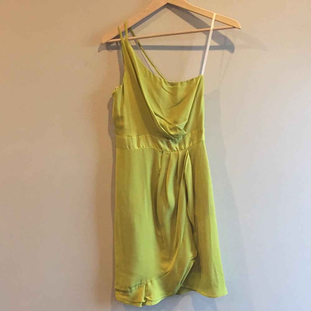 NWT BCBGeneration Lime Green Cocktail Dress